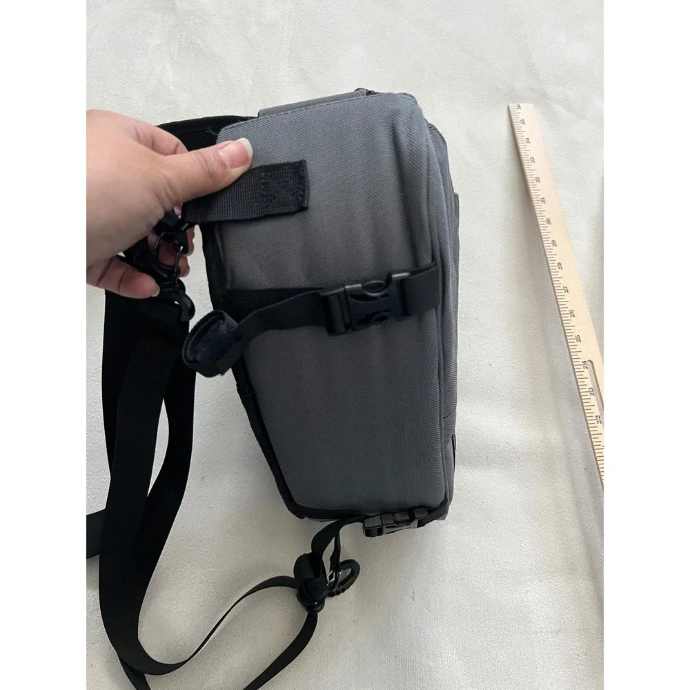 Caden Sling Camera Bag Gray Red DSLR Mirrorless Case Padded Crossbody Backpack